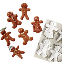 Load image into Gallery viewer, 6 Cavity Gingerbread Family
