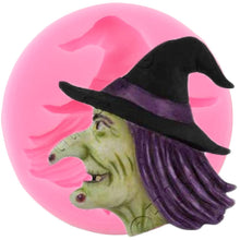 Cargar imagen en el visor de la galería, Perfil de bruja de Halloween
