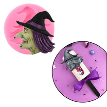 Cargar imagen en el visor de la galería, Perfil de bruja de Halloween
