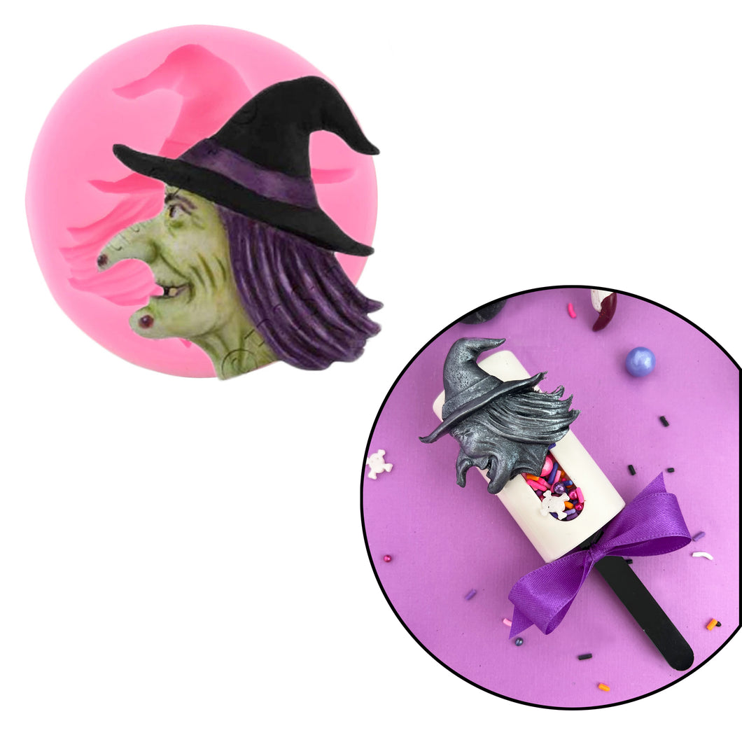 Profil de la sorcière d'Halloween